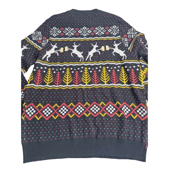 2732 Tipsy Elves Caribrew‎ Christmas Sweater Size Large - Picture 2 of 7